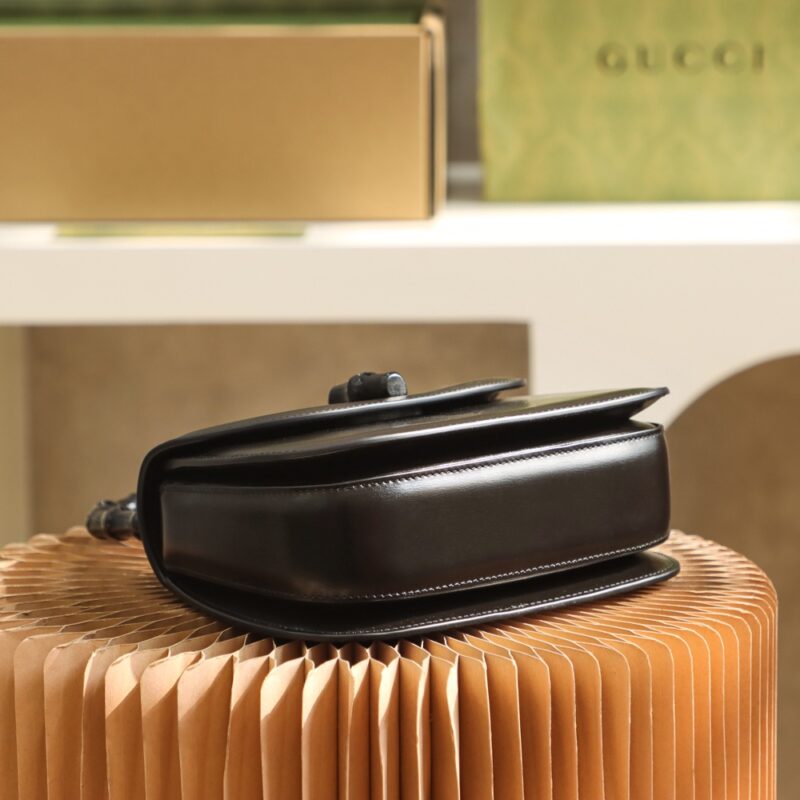 Gucci Bamboo 1947 small top handle bag Black - Image 7