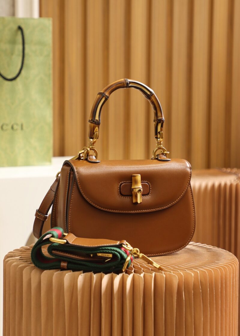 Gucci Bamboo 1947 small top handle bag Cuir - Image 2