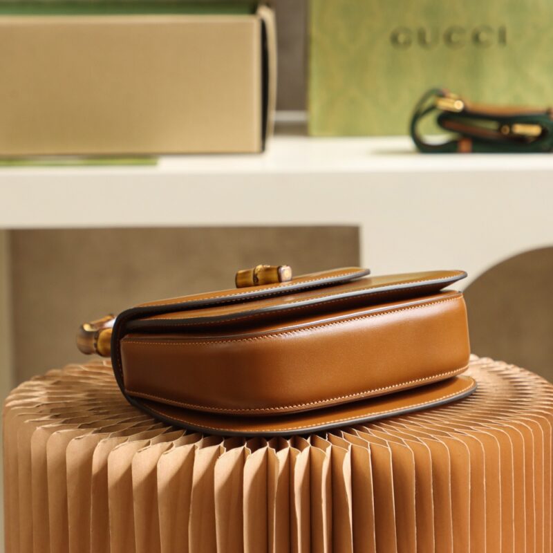 Gucci Bamboo 1947 small top handle bag Cuir - Image 5