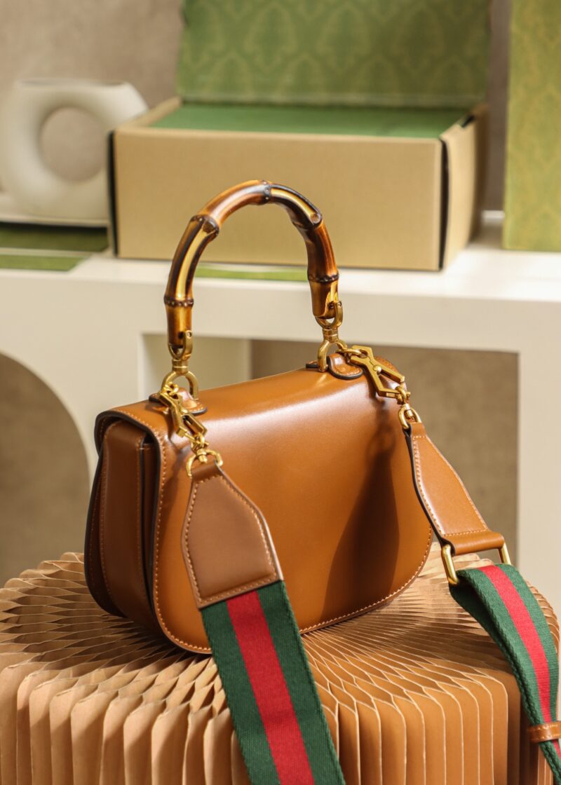 Gucci Bamboo 1947 small top handle bag Cuir - Image 6