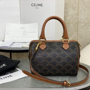 Replica Celine Small Boston Bag Tan | Luxury Replica Celine Bags