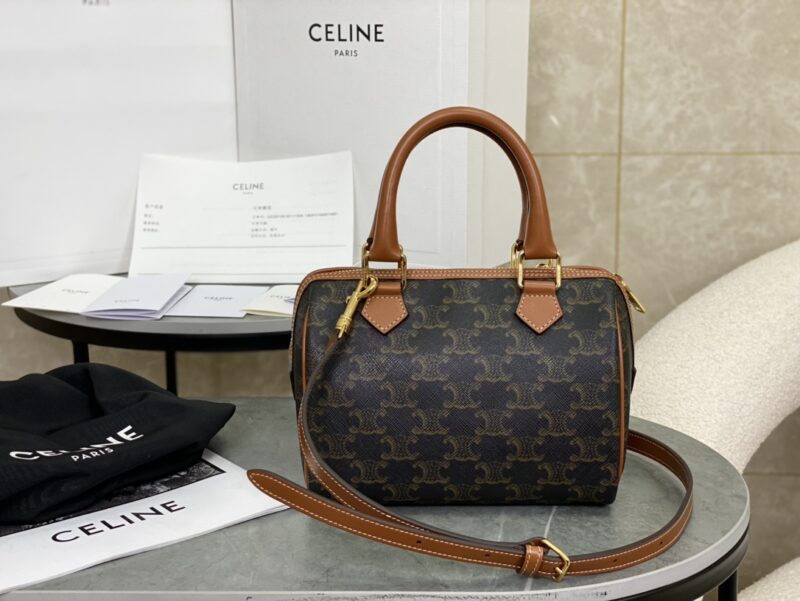 Replica Celine Small Boston Bag Tan | Luxury Replica Celine Bags