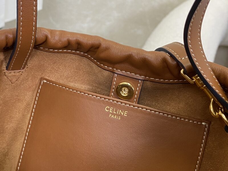 Celine SMALL CABAS DRAWSTRING CUIR TRIOMPHE in Smooth Calfskin - Image 2