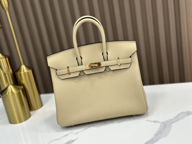 Replica HERMÈS Birkin 25 Handbag in Trench Togo Leather – Luxury HERMÈS Handbag