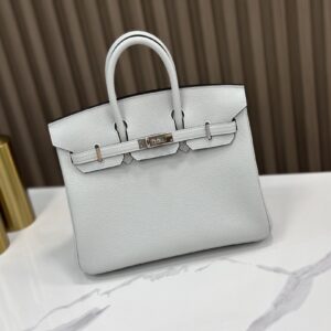 Replica HERMÈS Birkin 25 Handbag in Bleu Pale Togo Leather – Luxury HERMÈS Handbag