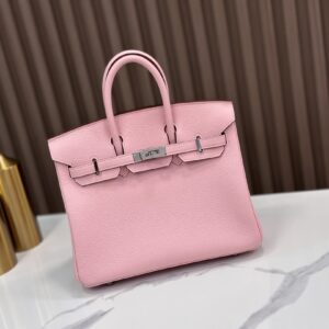 Replica HERMÈS Birkin 25 Handbag in Rose Sakura Togo Leather – Luxury HERMÈS Handbag