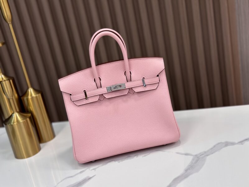 Replica HERMÈS Birkin 25 Handbag in Rose Sakura Togo Leather – Luxury HERMÈS Handbag