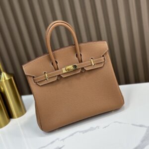 Replica HERMÈS Birkin 25 Handbag in Gold Togo Leather – Luxury HERMÈS Handbag