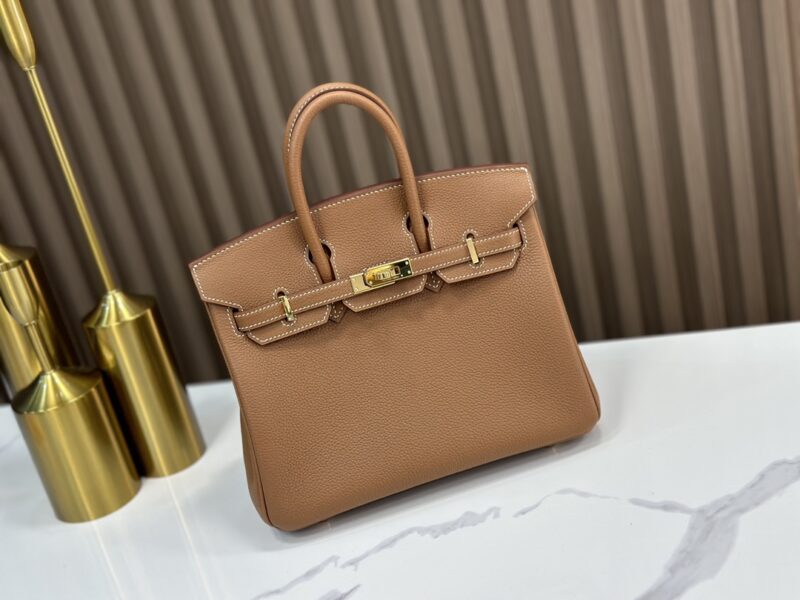 Replica HERMÈS Birkin 25 Handbag in Gold Togo Leather – Luxury HERMÈS Handbag