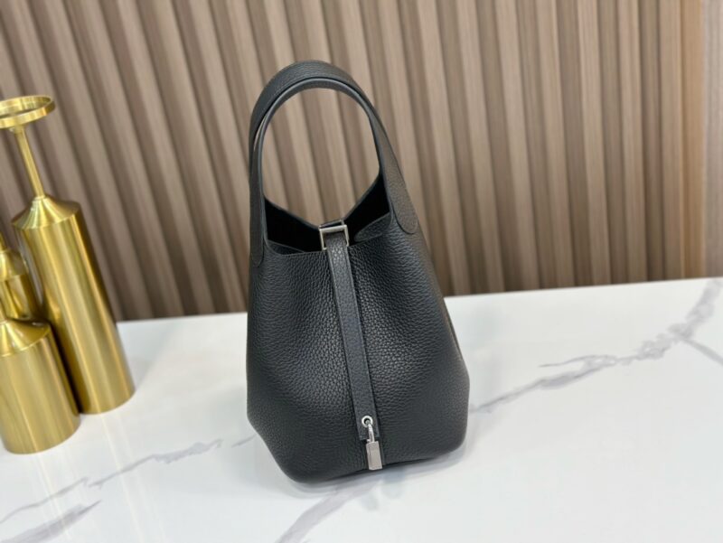 Hermès Picotin 18 TC Clemence Black - Image 3