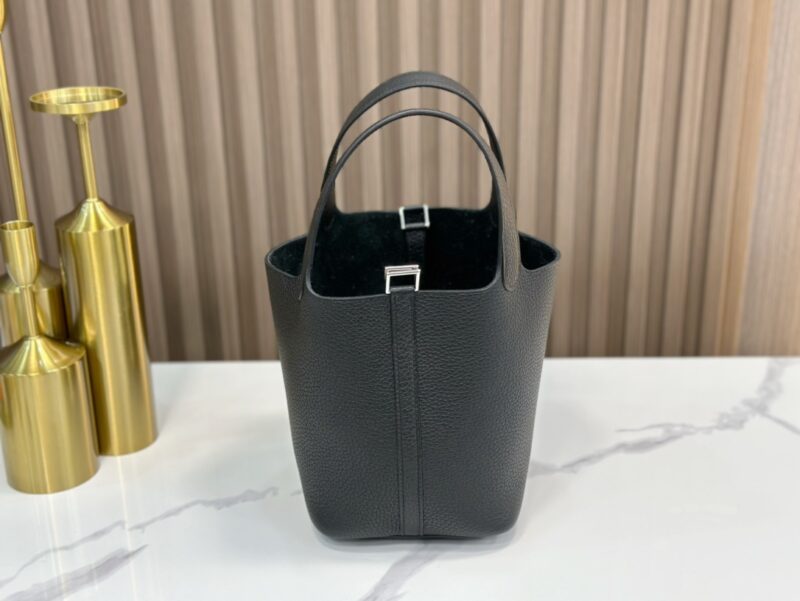 Hermès Picotin 18 TC Clemence Black - Image 8