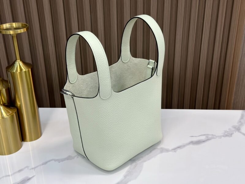 Hermès Picotin 18 TC Clemence Vert Fizz - Image 6