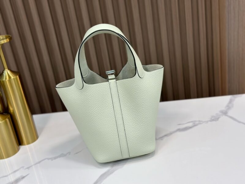 Hermès Picotin 18 TC Clemence Vert Fizz - Image 8