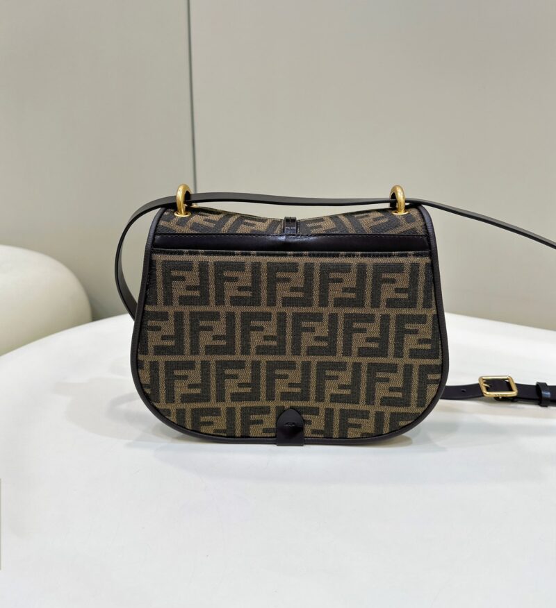 Fendi C’mon FF Jacquard Medium Shoulder Bag - Image 6