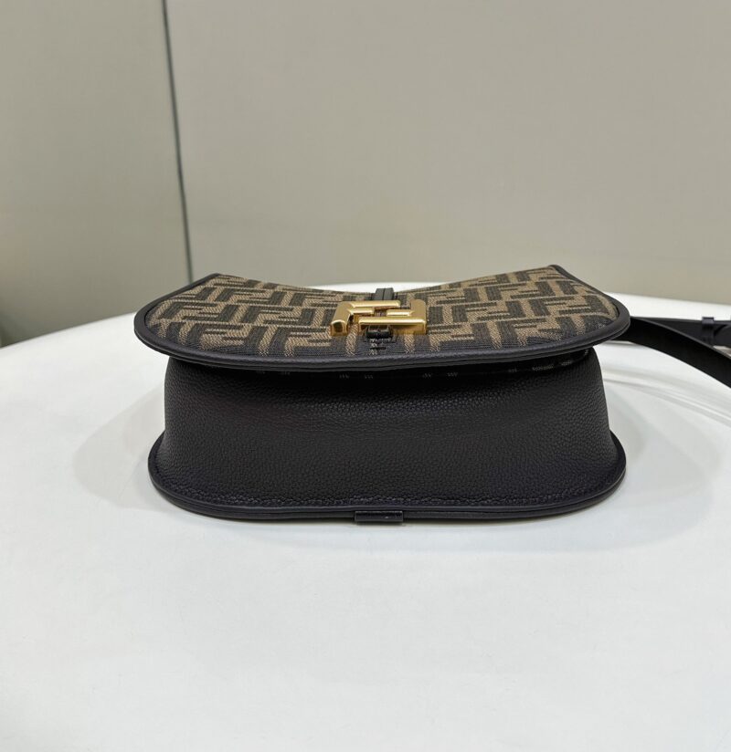 Fendi C’mon FF Jacquard Medium Shoulder Bag - Image 9