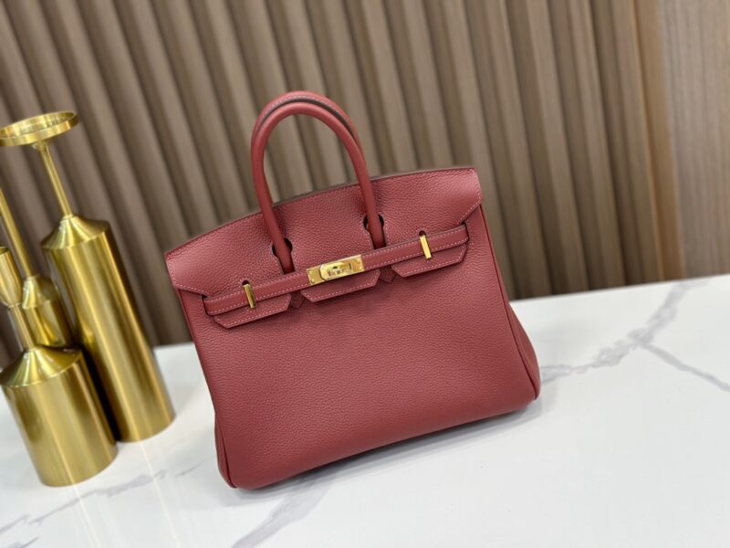 Replica HERMÈS Birkin 25 Handbag in Bordeaux Togo Leather – Luxury HERMÈS Handbag