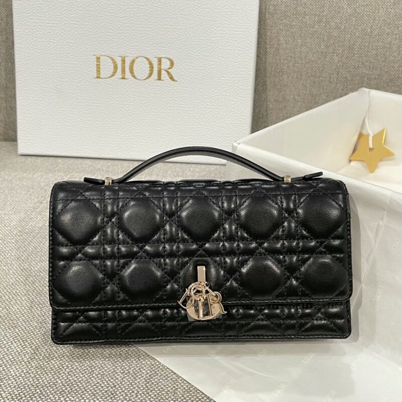 My Dior Mini Bag Black Cannage Lambskin - Image 5