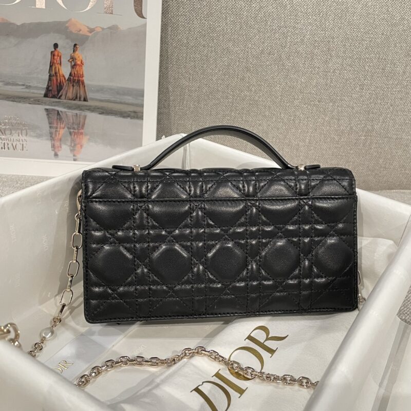 My Dior Mini Bag Black Cannage Lambskin - Image 6