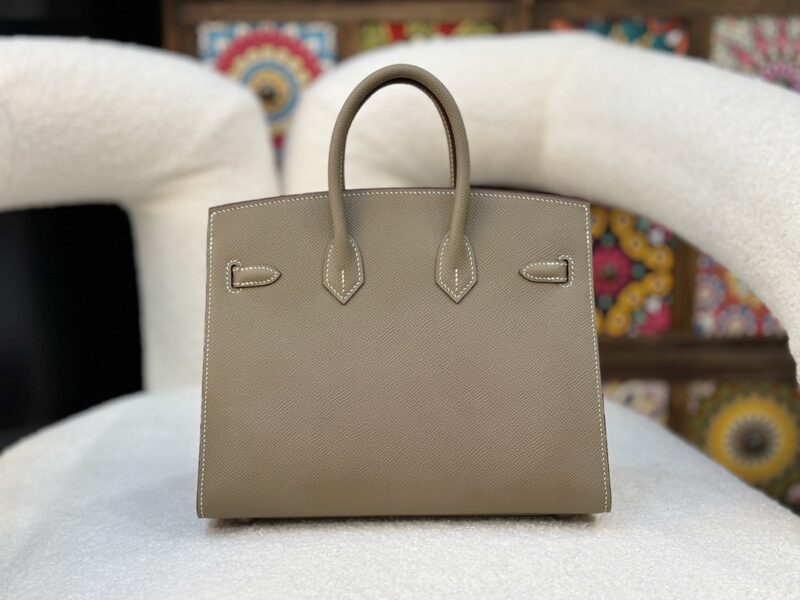 Hermes Birkin Sellier bag 25 Etoupe Epsom leather - Image 6