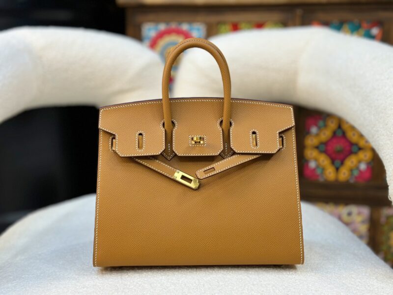 Hermes Birkin Sellier bag 25 Gold Epsom leather - Image 7