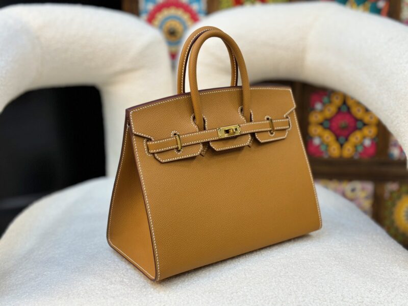 Hermes Birkin Sellier bag 25 Gold Epsom leather - Image 8