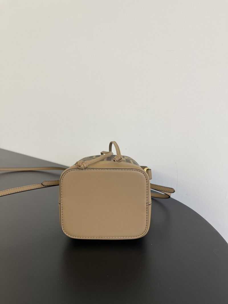 Fendi Mon Tresor Brown FF fabric mini-bag - Image 3