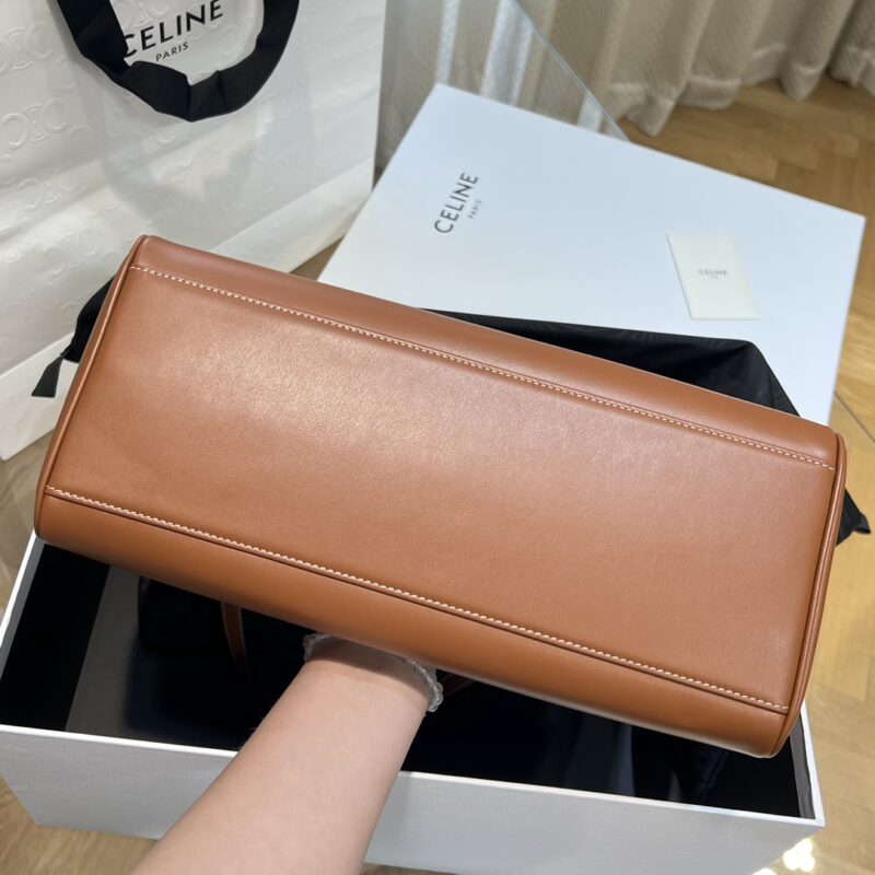 Celine Classique 16 Bag in natural calfskin Brown - Image 2