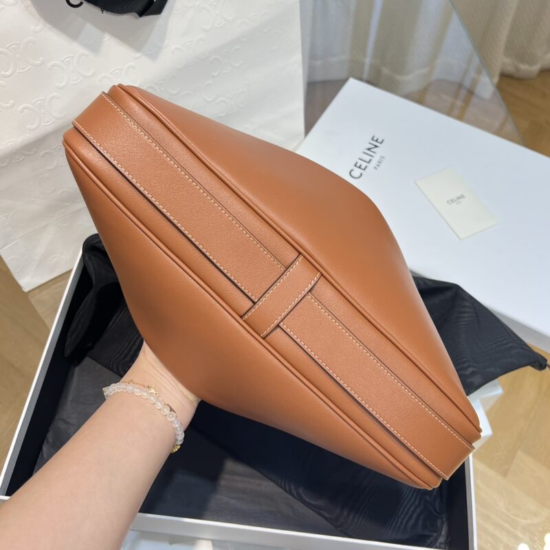 Celine MEDIUM ROMY in Supple Calfskin Brown - Image 3