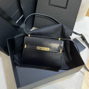 Replica YSL Mini Manhattan Box Bag in Black – Luxury Designer-Inspired Accessory