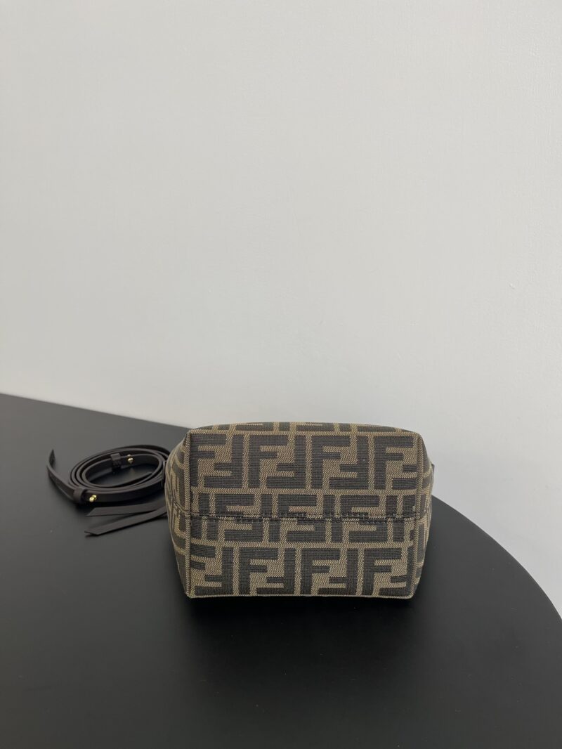 Fendi Roll Mini Brown FF jacquard mini bag - Image 2