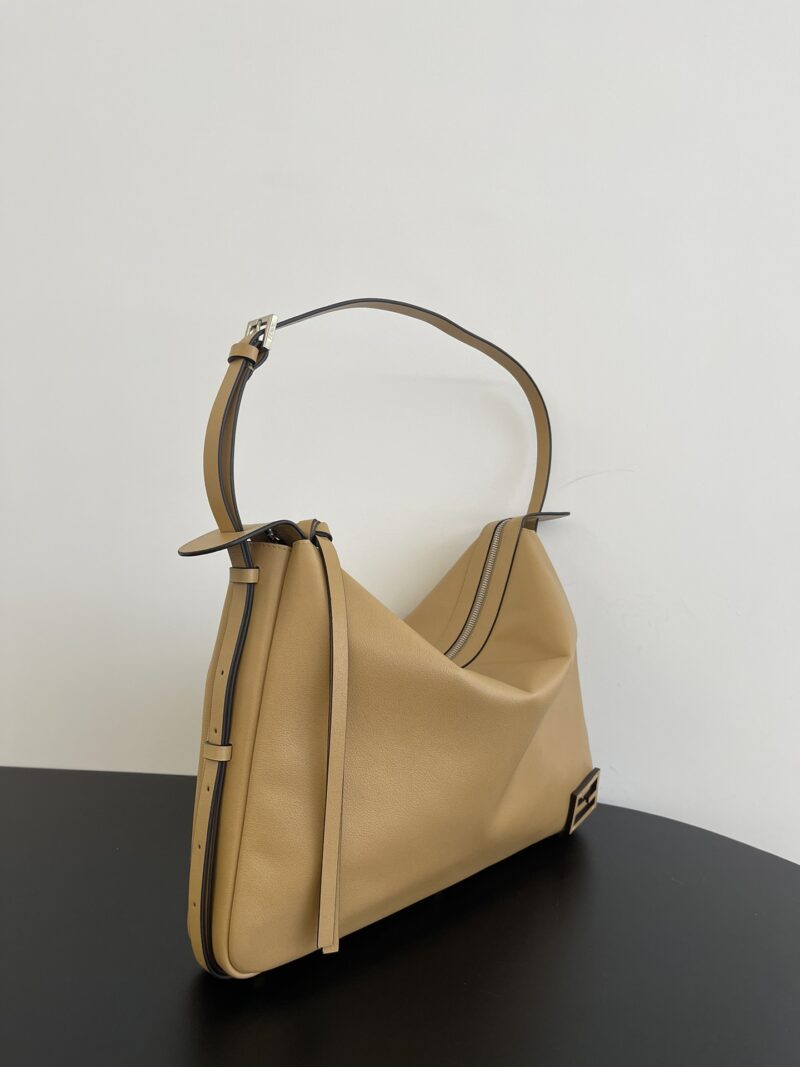 Simply Fendi Large Beige leather bag - Image 8