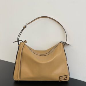 Replica Fendi Large Beige Leather Bag – Luxury Replica Fendi Bags