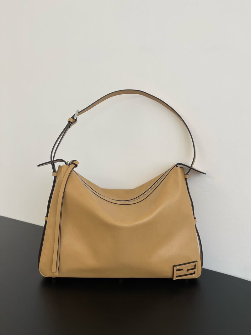 Replica Fendi Large Beige Leather Bag – Luxury Replica Fendi Bags