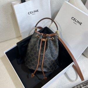 Replica Celine Clara Bag in Triomphe Canvas & Calfskin – Luxury Celine Handbag