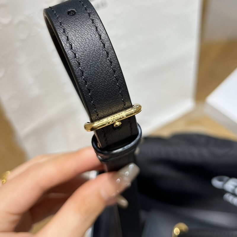 Celine TEEN NINO BAG in shiny calfskin Black - Image 2