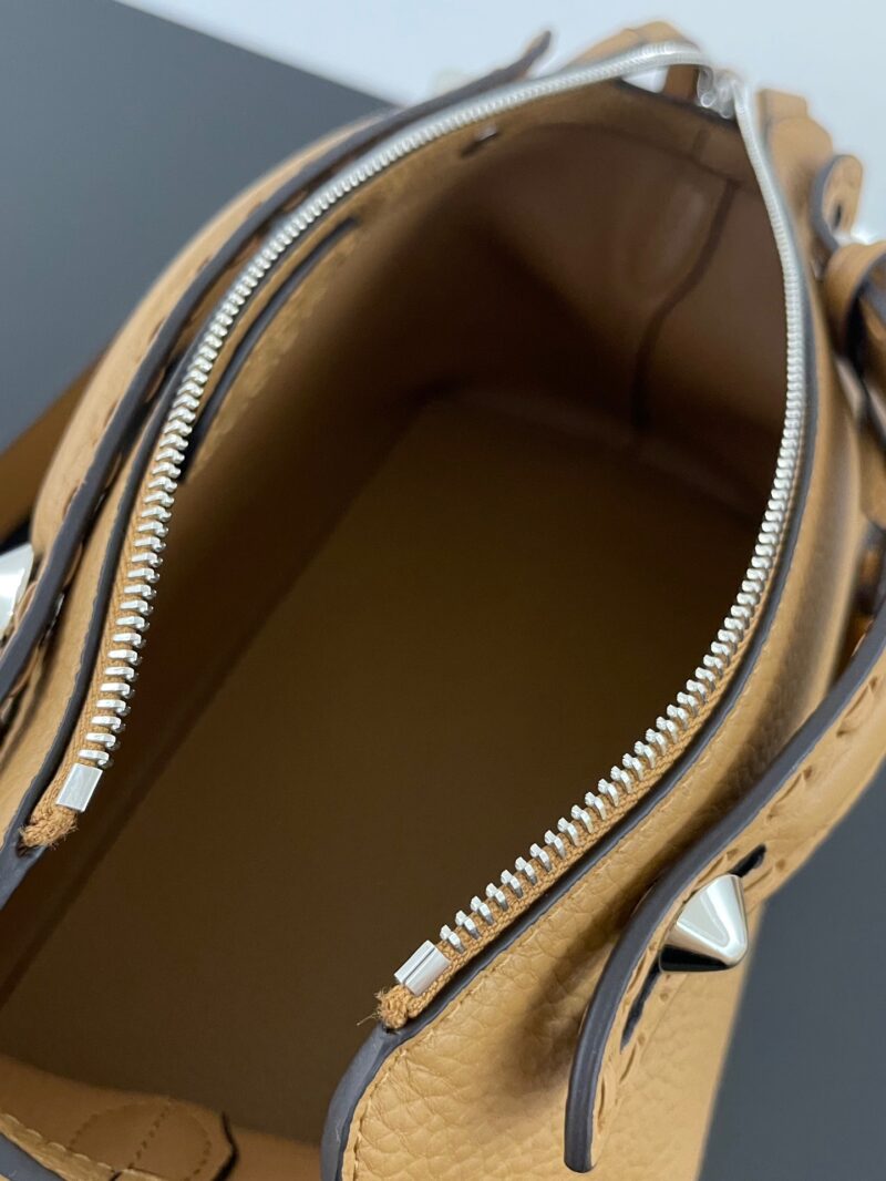 Fendi By The Way Selleria Mini Cappuccino-coloured Selleria bag with 192 hand-sewn stitches - Image 9