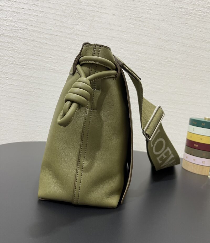 Loewe Flamenco satchel in Olive - Image 7