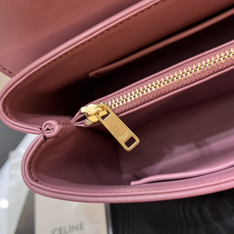 Celine TEEN NINO BAG in shiny calfskin VINTAGE ROSE - Image 7