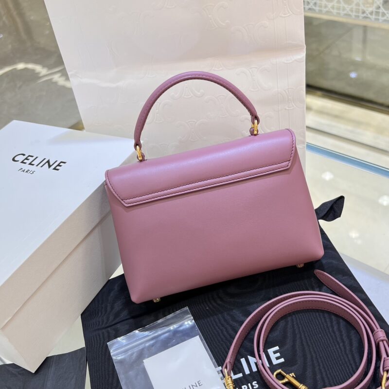 Celine TEEN NINO BAG in shiny calfskin VINTAGE ROSE - Image 8