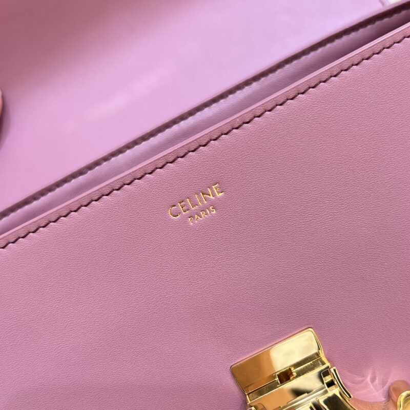 Celine TEEN NINO BAG in shiny calfskin VINTAGE ROSE - Image 9