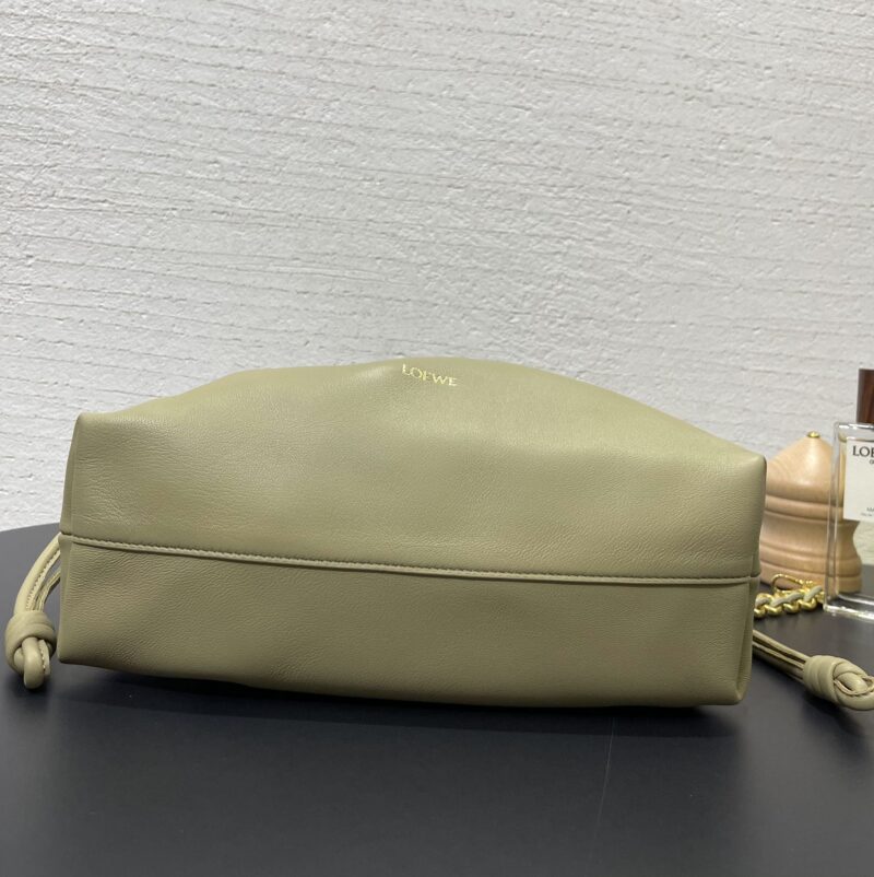 Loewe Medium Flamenco purse in  Eucalyptus Green - Image 6