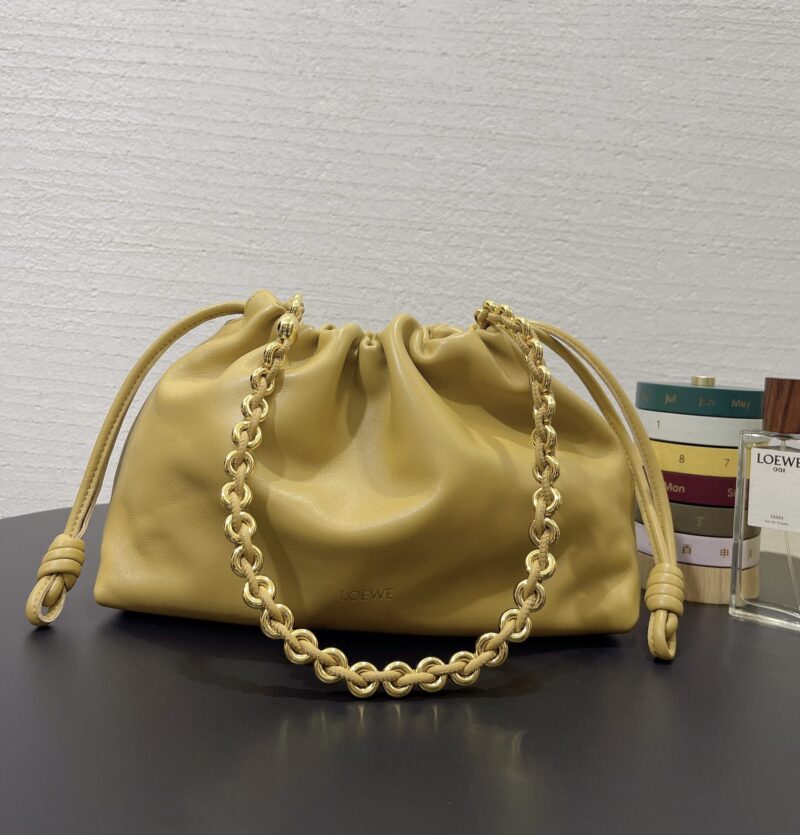 Loewe Medium Flamenco purse in Sahara - Image 4