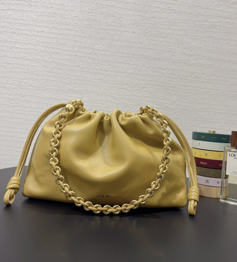 Loewe Medium Flamenco purse in Sahara - Image 6