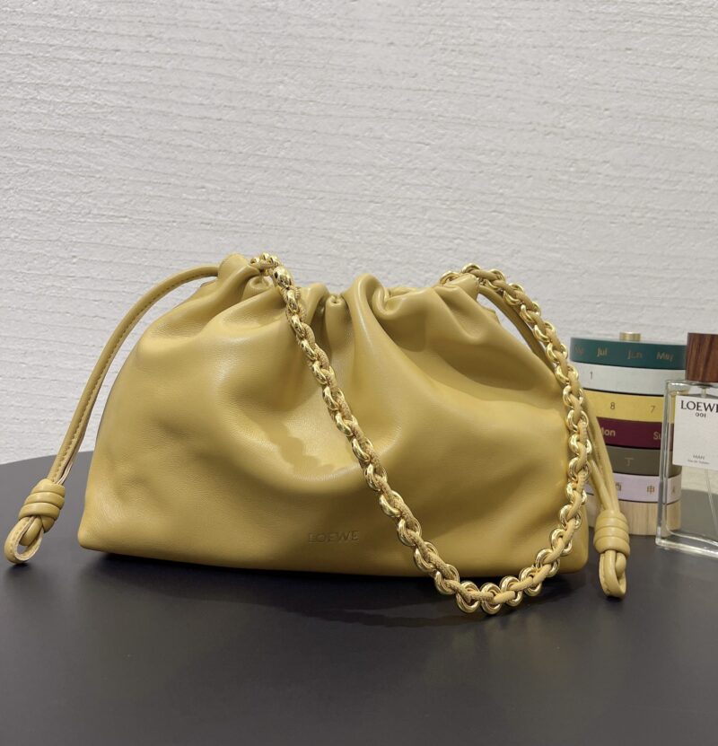 Loewe Medium Flamenco purse in Sahara - Image 9