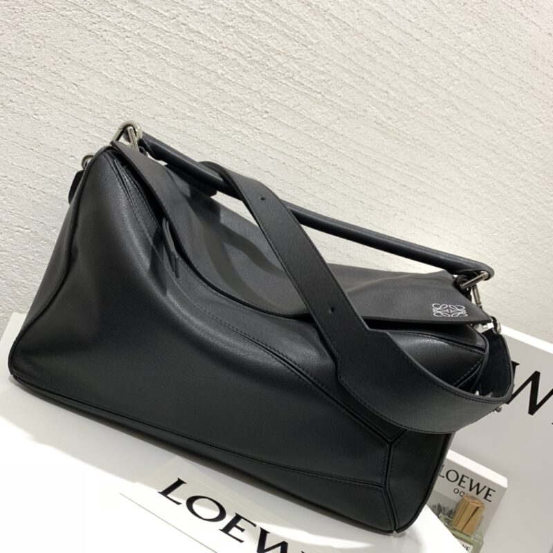 Loewe Large Puzzle bag Black - Image 4