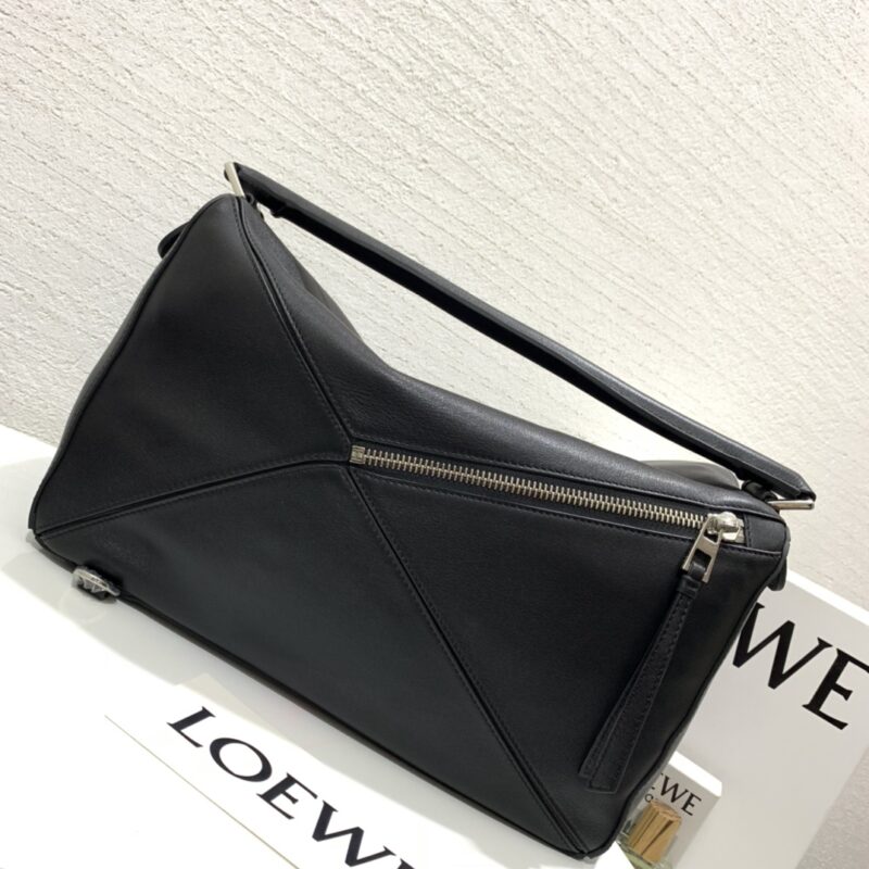 Loewe Large Puzzle bag Black - Image 8