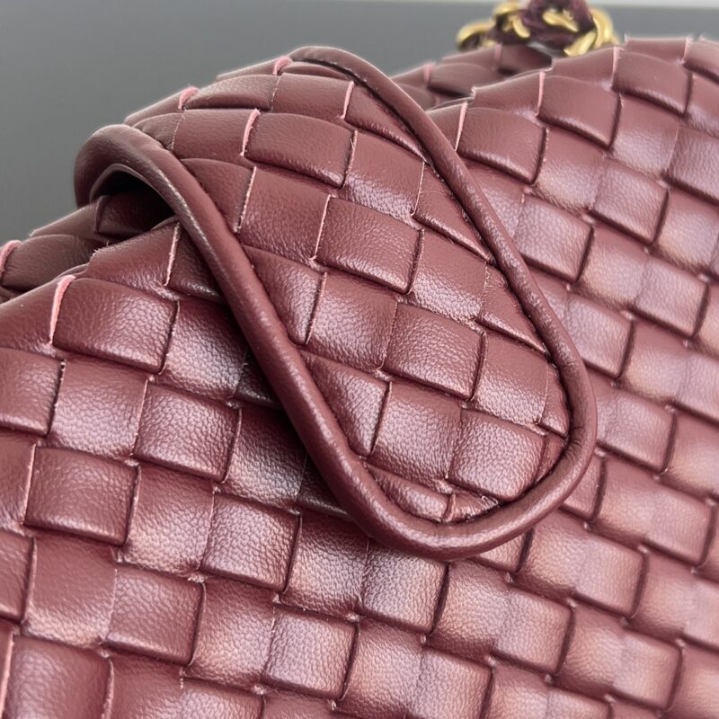 Bottega Veneta Small Lauren 1980 Red - Image 9