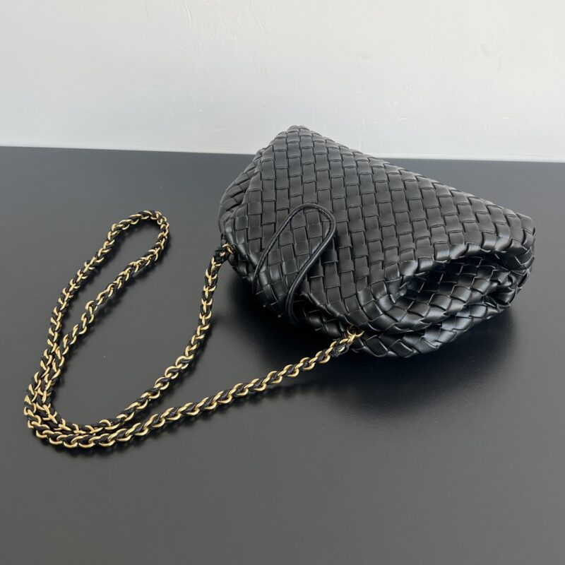 Bottega Veneta Small Lauren 1980 Black - Image 6