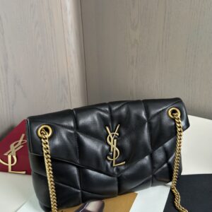 Replica YSL Puffer Small in Lambskin Black – Luxury YSL Handbag