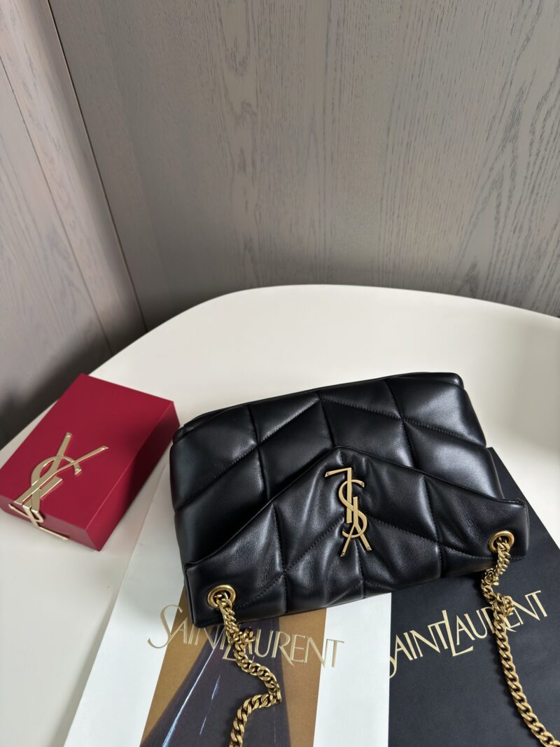 YSL PUFFER SMALL in Lambskin Black - Image 5